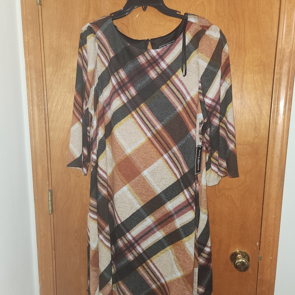 Jessica Howard 3/4 sleeve lined dress, 2X